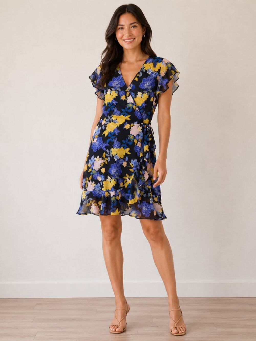 NWT Banana Republic Floral Wrap Dress Size 2